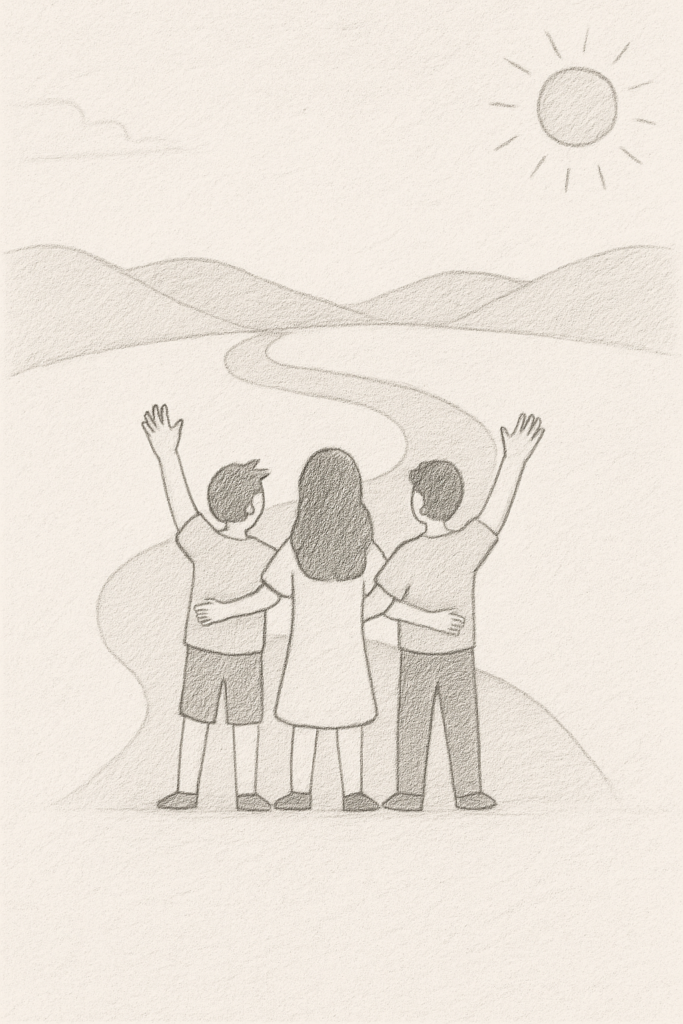 Holiday card artwork submission by Dennis from Kitchener (Camino Wellbeing + Mental Health)