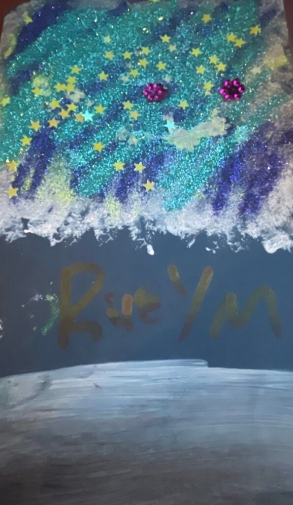 Holiday card artwork submission by Riley from Spryfield, Halifax (Chebucto Connections)