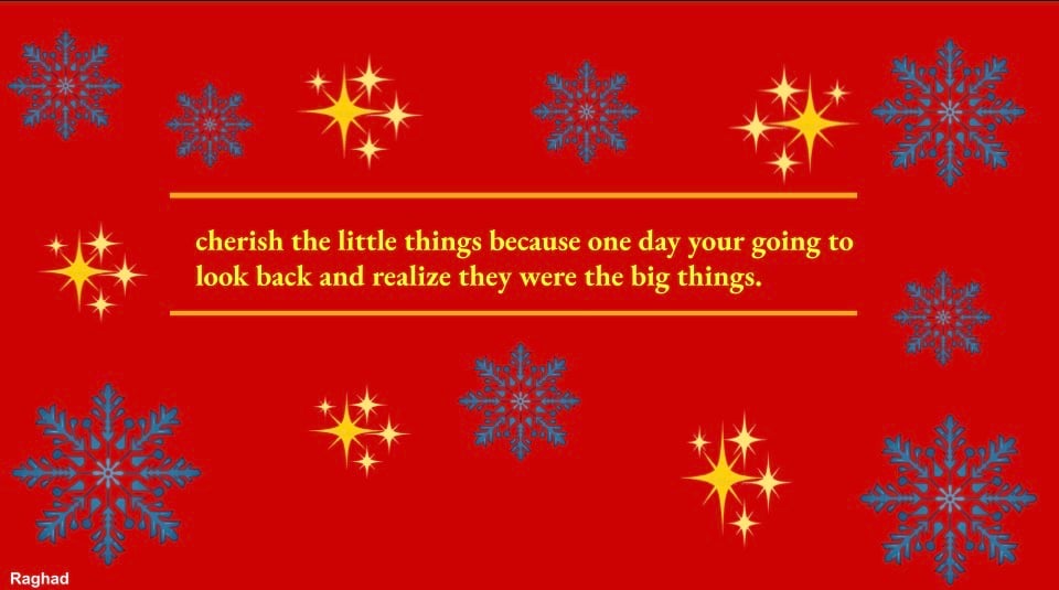 Holiday card artwork submission by Raghad from Kitchener (Camino Wellbeing + Mental Health)