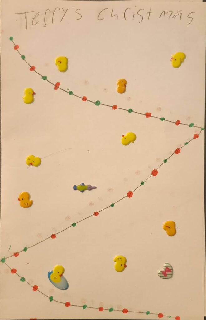 Holiday card artwork submission by William from Spryfield, Halifax (Chebucto Connections)