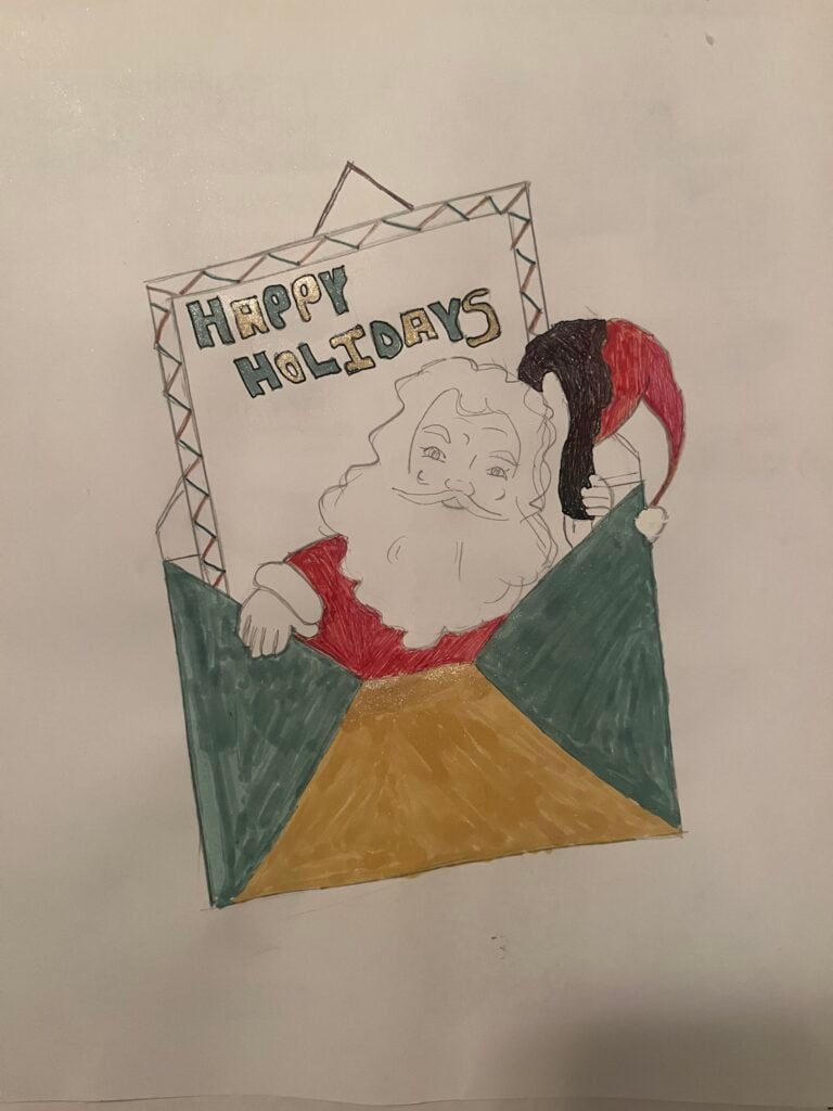 Holiday card artwork submission by Ioannis from Montreal, Pointe-Saint-Charles (Les YMCA du Québec)