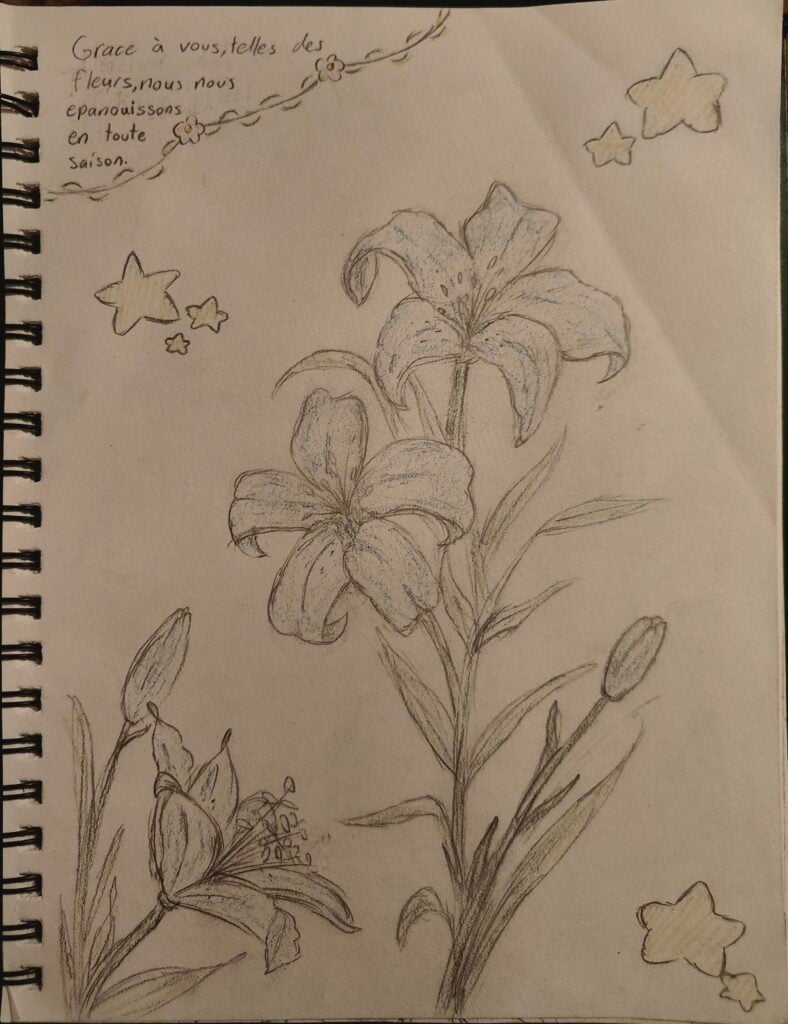 Holiday card artwork submission by meiyan from Montreal, Verdun (Toujours ensemble)