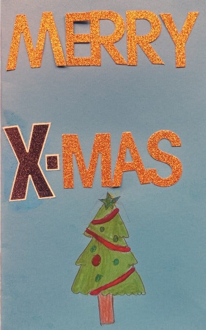 Holiday card artwork submission by Peter from Spryfield, Halifax (Chebucto Connections)