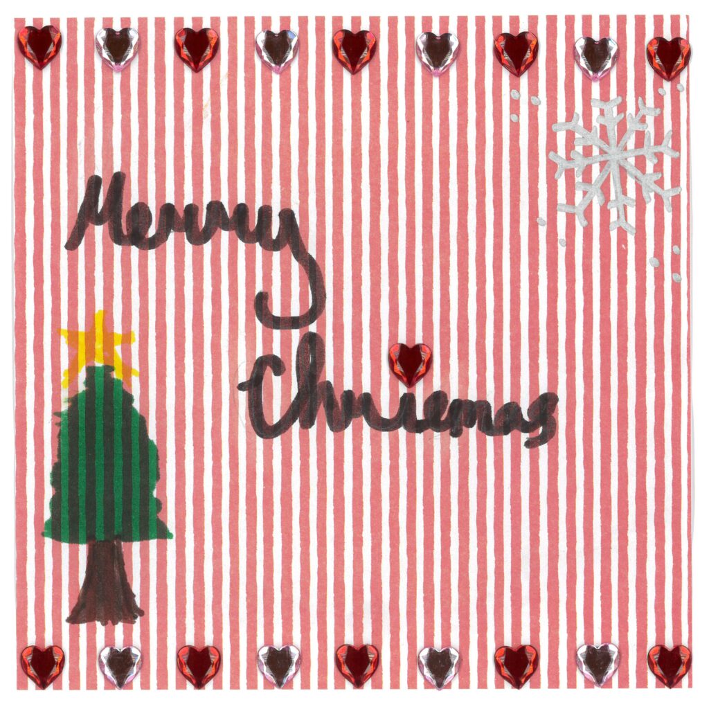 Holiday card artwork submission by Mehria from Toronto, Scarborough Village (YouthLink)