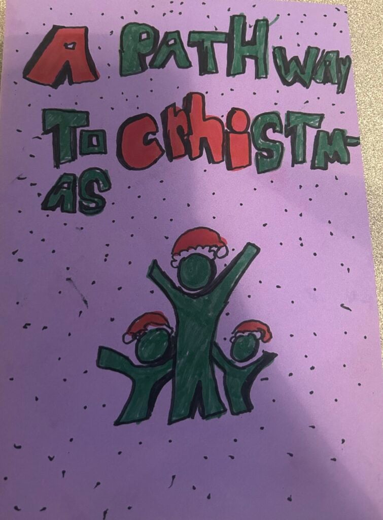 Holiday card artwork submission by Fionn from Spryfield, Halifax (Chebucto Connections)