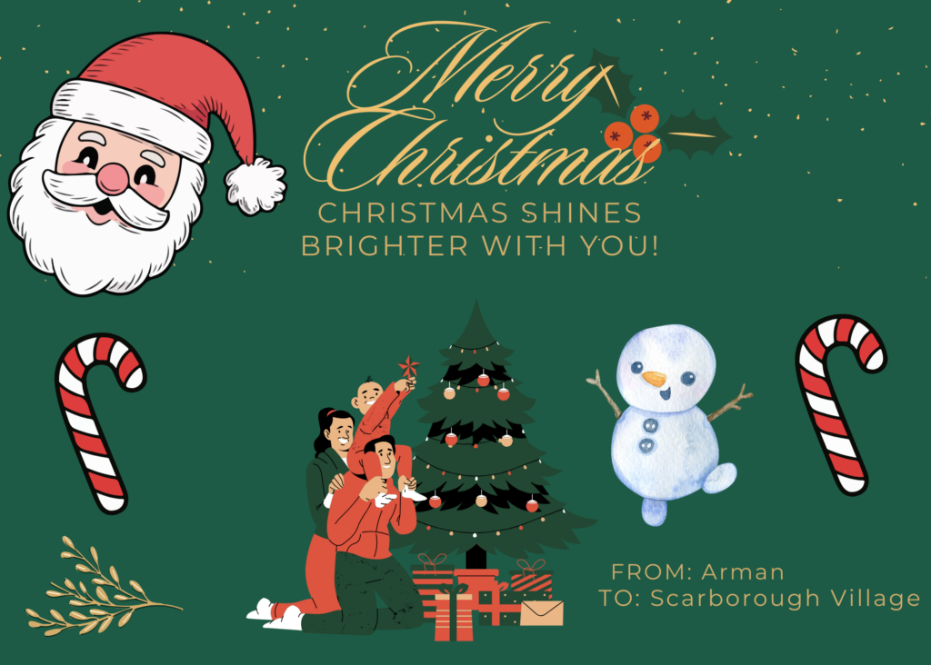 Holiday art from Arman