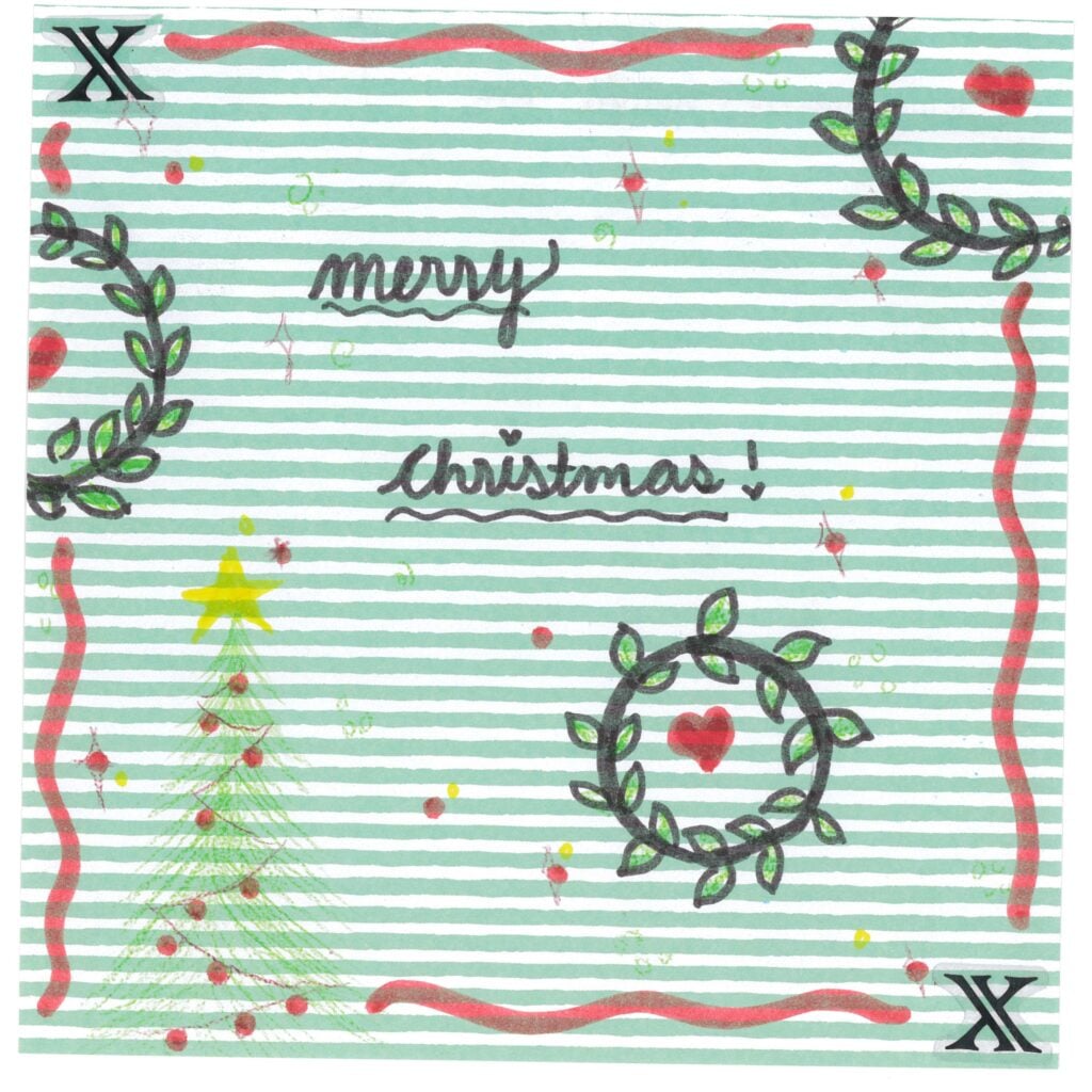 Holiday card artwork submission by Krishnendu from Toronto, Scarborough Village (YouthLink)