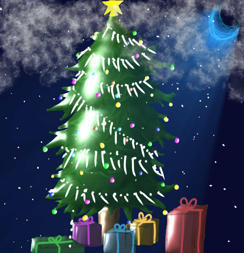 Holiday card artwork submission by muslima from Winnipeg (Community Education Development Association - CEDA)