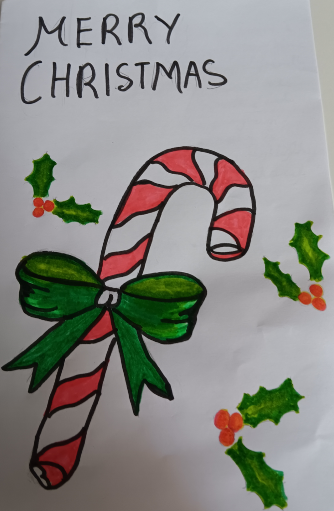 Holiday art from May