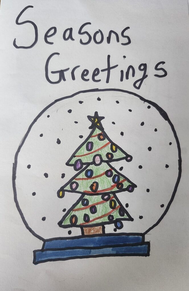 Holiday art from Christabel from Spryfield