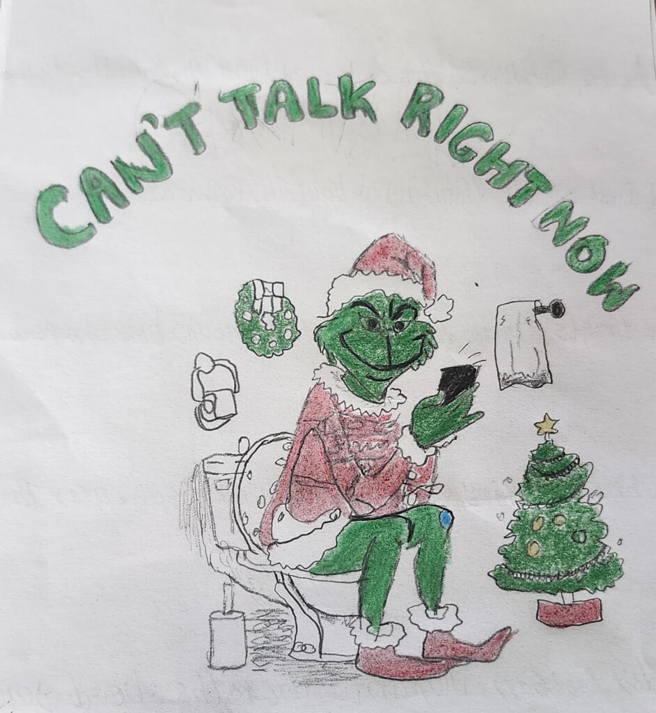 Holiday art from Aslam