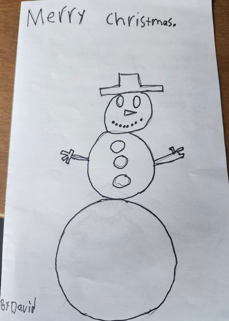 Holiday art from David from Spryfield