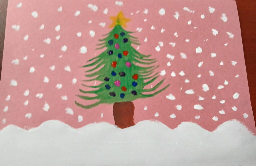 Holiday art from Deidra from Thunder Bay